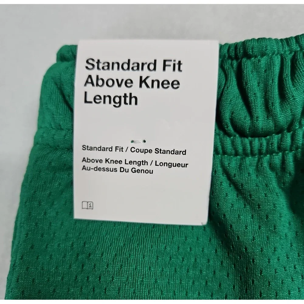 Nike Club Mens Green Mesh Flow Athletic Shorts Size Medium NWT
